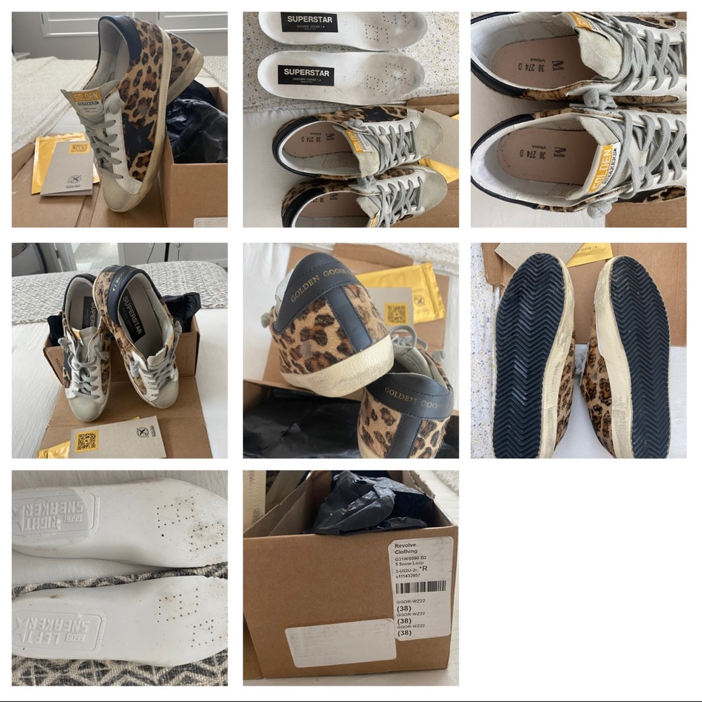 Snow leopard golden goose superstars